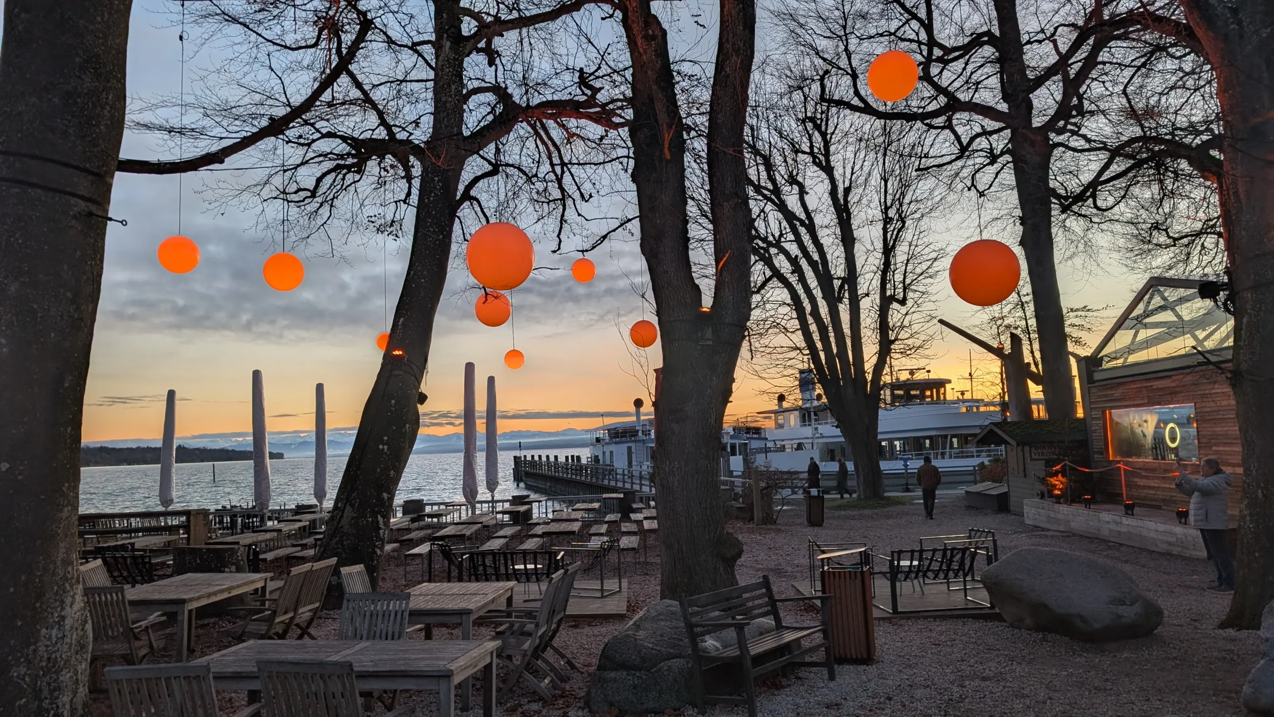 Ammersee Dezember 2025 Sonnenuntergang