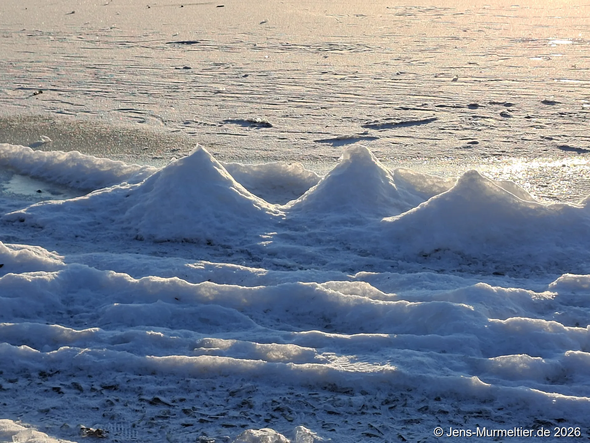 Stegen am Ammersee im Schnee